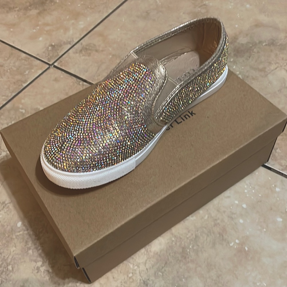 Girls sparkly shoes